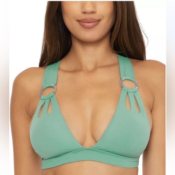 NWT Becca Women's Color Code Cutout Bikini Top - Picture 1 of 7